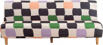 Futon diivanvoodi kate Armless - mittelibisev kokkupandav Stretch Print Futon diivanikatted ilma k&auml;edeta, diivanvoodi Slipcover Diivan Kaitsja sobib 2-3 istekohaga kokkupandav diivanvoodi (Prindi 8)