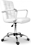 La Silla Espa&ntilde;ola The Spanish Chair Tenerife - ratastool, pol&uuml;ester, valge, 59x54x101 cm