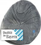 Bruni Classico Cord M halli v&auml;rvi - suur sisekattega ja t&auml;idisega siseruumides kasutatav Bean Bag Made in Germany