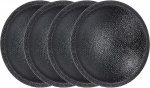 hankimise kaart K&otilde;lari tolmukorkid, 35mm OD &otilde;litatud kangast kork kuppel kork Subwoofer Coil Cover Caps k&otilde;larite tarvikute parandamiseks 4 Pack