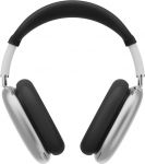 AirPods Maxiga &uuml;hilduv k&otilde;rvapadi &uuml;mbris, pestav pehme silikoonist kaitseraam, AirPods Maxi t&auml;ielik katvus, peapael + k&otilde;rvakate (must)