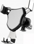 Auto mobiiltelefoni hoidja Air Outlet Universal Gravity Support Auto Navigation Holder Silver