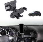 METYOUCAR auto mobiiltelefoni hoidja @Nissan Juke / Infiniti ESQ 2011-2019 Keskmise &otilde;huava vasakpoolne p&ouml;&ouml;ratav fikseeritud mobiiltelefoni hoidja auto jaoks, mis sobib iPhone'ile Android ja universaalsetele nutitelefonidele (B)