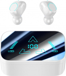 Juhtmevabad k&otilde;rvaklapid, juhtmevabad k&otilde;rvaklapid, 20000mAh energiapank, 58 tundi taasesitust, Bluetooth 5.3 k&otilde;rvaklapid ENC m&uuml;rasummutusega, madala latentsusega m&auml;nguk&otilde;rvaklapid iPhone'ile ja