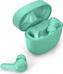Philips TAT2206GR/00 k&otilde;rvaklapid, t&auml;iskasvanute k&otilde;rvaklapid, pritsme- ja higikindlus, Bluetooth, kuni 18 tundi m&auml;nguaega, pehme silikoonist k&otilde;rvaklapid 3 suuruses, sisseehitatud mikrofon, mugav istuvus, roheline