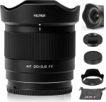 VILTROX 20mm F2.8 FE, 20mm f/2.8 t&auml;iskaaderobjektiiv Sony E-Mount, STM autofookusobjektiiv Sony E-Mount A7 A7R A7S A7C A7II A7RII A7SII A7SIII A7III A7RIII A7IV A7RIV A9 A1FX3 A7RV ZVE1 A7RV ZVE1 A7IV