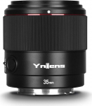 YONGNUO YN35mm F2S DF DSM t&auml;iskaader F2.0 suur objektiiv, mis &uuml;hildub Sony kaameraga