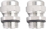 Biaungdo NPT kaablifiltrid 1/2" veekindlast roostevabast terasest kaabli&uuml;hendused Traatliitmikud reguleeritavad 6-12mm Pack of 2