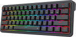 Redragon K722 60% Wired Gasket RGB Gaming Keyboard, 61 klahvi Hot-Swap kompaktne mehaaniline klaviatuur koos tasuta mod baasiga, 3-kihiline m&uuml;rav&auml;hendus, vaiksed kohandatud lineaarsed l&uuml;litid