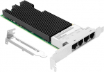 PCIe Ethernet v&otilde;rgukaart Intel X710-T4 XL710BM1 kiibistikuga PCIe 3.0 X8 10GB 4 port RJ45 LAN kaart Toetab Windows Server/Windows/Linux/VMware/ESX