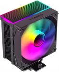 GAMEMAX Sigma 550 Infinity Black Tower protsessorijahuti, 220 W TDP, 5 soojusjuhtme otsetundlik, 120 mm ARGB PWM, Intel LGA1851/1700 AMD AM5/AM4