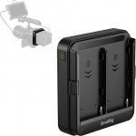 SMALLRIG Dual NP-F akuplaat, toiteallikas D-Tap, DC, USB-C pordid, adapteri paigaldusplaat NP-F550 / 570/750 / 770/950 / 970 akudele, toetab UPS-i - 5536