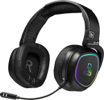 THE G-LAB - Korp Promethium - Juhtmevabad m&auml;ngukomplektid PS4/PS5/PC jaoks - Madala latentsusega juhtmevabad m&auml;ngukomplektid - RGB taustavalgustus - K&otilde;rge kvaliteediga stereoheli m&auml;ngukomplektid - Uus