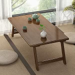 Faltbare Couchtische aus Holz - Kleiner japanischer Teetisch f&uuml;r Zuhause & B&uuml;ro, ideal f&uuml;r Fenster, Kang & Verwendung - platzsparendes Design, stilvoll und funktional