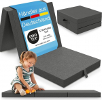 ELONEO kokkupandav madrats 65 x 195 cm, 9 cm k&otilde;rge, kokkupandav madrats lastele kokkupandav k&uuml;lalismadrats, kokkupandav madrats, reisimadrats lastele ja t&auml;iskasvanutele reisimiseks ja telkimiseks