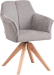 B&D home&reg; Daisy p&ouml;&ouml;rlev s&ouml;&ouml;gitool - 360&deg; p&ouml;&ouml;rlemisfunktsiooniga k&auml;etugi, hall riidest, polsterdatud istmekest, t&auml;ispuidust raam, naturaalne, skandinaavia disain s&ouml;&ouml;gituppa, k&ouml;&ouml;ki, koju.