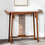 JINGJIAOPLSD Konsolentisch Schmal, mit Oberer Ablagefl&auml;che, Flurtisch im Neuen Chinesischen Stil f&uuml;r Wohnzimmer und Flur, f&uuml;r Den Bereich Hinter Dem Sofa(103x32x92cm/40.6x12.6x36.2in)