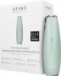 GESKE SmartAppGuided&trade; MicroCurrent Face-Lift Pen, 6 in 1, nahahooldusvahend mikrovooluga, vananemisvastane seade, n&auml;o pinguldamine, noor nahk ilma kortsudeta, seade n&auml;ole
