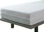 Velfont Elasticated Mattress Cover with Zip Mattress Cover Durable and Breathable Fabric All-Round Mattress Topper for Mattress Heights 15 - 30 cm, 180 x 200 cm