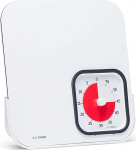 TIME TIMER MOD + valge tahvel, kuivalt kustutatud, 60-minutiline visuaalne tagasiarvestuse taimer magnettahvliga m&auml;rkmete, &uuml;lesannete, klassiruumi ja kontori meeldetuletuste jaoks (s&uuml;si)