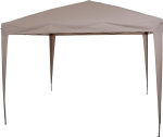 Roof Cover Taupe for Starter Folding Gazebo 3 x 3 m, Cover Made of 160 g/m&sup2; Polyester, PU Coated, Taupe