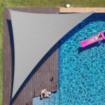 Colourtree Sun Shade Sail 3 x 3 x 35 cm Grey Triangle kangast privaatsusekraan TAPRT10 Vett l&auml;bilaskev ja UV-kindel Heavy Duty Carport Patio Outdoor - (Me kohandame suurust)