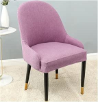 XGANGM komplekt 2/4/6 toolikatted koos k&auml;etugedega, iste, lamedad s&ouml;&ouml;gitoa toolikatted, sametist toolikatted, s&ouml;&ouml;gituba k&ouml;&ouml;gi, majapidamise, pulmade, pidude, bankettide jaoks, roosa, 6 t&uuml;kki