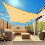Sun Shade Sail 3Mx3M, ristk&uuml;likukujuline p&auml;ikesevarju purje veekindel v&auml;litingimustes aed-patio-pidu 95% UV-blokk koos tasuta k&ouml;iega