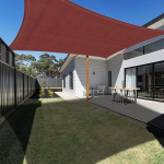 Ankuka Sun Sail p&auml;ikesekaitse koos paigaldusk&ouml;itega, ristk&uuml;likukujuline PES pol&uuml;estrist markiis, vetth&uuml;lgav impregneeritud v&auml;litingimustesse, 98% UV-blokeering, 3 x 4 m, terrakota v&auml;rvusega