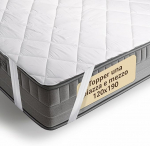 SoNiT home decor Topper for Queen Bed, Topper 120 x 190 cm, Mattress Topper, Temperature Regulating, Dimensionally Retention, Made in Italy, TP-1-2 PZ