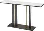 Generisch Moderner Konsolentisch f&uuml;r den Eingangsbereich - Stilvoller Eingangstisch mit Metallgestell, ideal f&uuml;r Wohnzimmer, Foyer und B&uuml;ro, einfach zu montieren, Elegantes Design