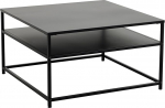 riess-ambiente.de T&ouml;&ouml;stuslik kohvilaud Dura Steel 70 cm mustast metallist koos hoiukambriga