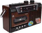 Zunate kassetim&auml;ngija Boombox, kaasaskantav AM/FM raadio, kassetisalvesti stereok&otilde;lari ja k&otilde;rvaklappide pesaga, akutoitega (ELi pistik)