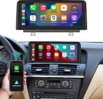 Ninetom 10,25-tolline autoraadio puuteekraan 2011-2012 BMW X3 / X4 seeria F25 F26 koos CIC-s&uuml;steemiga, tugi Apple CarPlay / Android Auto / Mirrorlink / navigatsioon, autostereos&uuml;steemi uuendamine