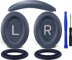 SOULWIT k&otilde;rvapadjad + peapael + silikoonist k&otilde;rvapadjad kaitsekate, asenduskomplekt Bose QuietComfort 45 (QC45)/QuietComfort SE (QC SE)/Uue Quiet Comfort juhtmevabad k&otilde;rvaklapid