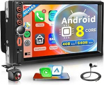 Rimoody 8 Core 4G + 64G traadita Carplay Android Car Radio 2 DIN traadita Android auto navigatsioon GPS WiFi 7-tolline puuteekraaniga autoraadio koos Mirror Link Bluetooth FM/RDS/DSP EQ/SWC/USB/DABiga