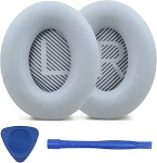 Ersatz-Ohrpolster f&uuml;r Bose QuietComfort 35 (QC35) Over-Ear-Kopfh&ouml;rer, Ohrpolster passen ka f&uuml;r Quiet Comfort 35 II (QC35II) Kopfh&ouml;rer. (Grau)