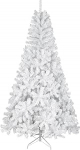Kunstlik j&otilde;ulupuu 150/180/210 cm PVC metallist alus valge