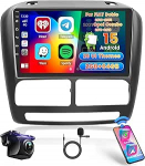 Roinvou 2+64G autoraadio Fiat Doblo 2010-2015/Opel Combo 2011-2018 juhtmevaba Carplay Android auto peeglilinkiga, 9-tolline puuteekraaniga Android raadio Bluetooth GPS WiFi EQ FM RDS SWC tagurdamine