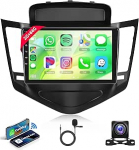 2G + 64G juhtmevaba Carplay Android autoradio 2 DIN Chevrolet Cruze J300 2008-2014 jaoks koos juhtmevaba Android auto navigatsiooniga GPS WiFi 9-tolline autoraadio koos Mirror Link Bluetooth FM/RDS/DAB/OBD/SWC tagantpoolt