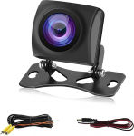 CAMECHO universaalne auto tagurduskaamera autole, tagantj&auml;rele vaatamise kaamera HD &ouml;&ouml;vaatega, 170&deg; lai nurk, IP68 veekindel, 12 V tagurduskaamera autole/veoautole/haagissuvilale/bussile