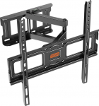 RICOO S5144 TV seinakinnitus Tilt & Swivel Universal Cantilever Mounting Holder Arm ka kumerale 4K LCD LED telerile / 30-65 tolli VESA 200x100 400x400 Mustas toonis