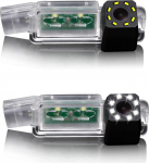 8 LED parkimiskaamera &ouml;ise n&auml;gemise HD tagurduskaamera asendamine VW Golf5 V / Passat 3C Saloon / Golf 7 / MK7 / VII / Passat CC / Skoda / Scirocco / Seat Leon 5F 4 Exeo ST Toledo / 5P NH MK3 MK4 jaoks