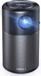 Nebula Capsule Air Videoprojecteur Portable by Anker, Mini Projecteur Video Wi-Fi Intelligent, 100 Lumens Ans, Enceinte 360&deg;, Autonomie de Lecture vid&eacute;o de 4 Heures, Divertissement &agrave; Domicile