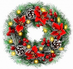 40 cm uksep&auml;rg j&otilde;ulud, j&otilde;ulup&auml;rg 30 LED-iga, j&otilde;ulup&auml;rg, marjad, j&otilde;ulup&auml;rg, j&otilde;ulup&auml;rg, j&otilde;ulukaunistus, j&otilde;ulukaunistus