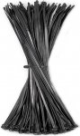Kaablipaelad Must 100 Pack 300mm x 3.6mm 12" Premium Nailon kaablipaelad Secure Self Locking Mechanism Multipurpose Plastic Ties for Home, Office, Workshop and DIY