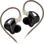 LINSOUL KZ ZVX Pro In-Ear Monitor, HiFi juhtmega k&otilde;rvaklapid, akustiliselt h&auml;&auml;lestatud IEM k&otilde;rvaklapid d&uuml;naamilise juhiga, eemaldatava OFC-kaabliga m&auml;nguk&otilde;rvaklapid muusikutele (ilma mikrofonita)