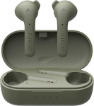 Defunc True Wireless k&otilde;rvaklapid True Basic IPX4 veekindlad In-Ear 5.0 Bluetooth stereok&otilde;rvaklapid sisseehitatud mikrofoniga - pikk m&auml;nguaeg ja laadimiskohver (roheline)