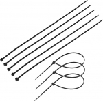 TERF&reg; Kabelbinder, 530 mm x 4,8 mm, Premium-Nylon, sicherer selbstschlie&szlig;ender Mechanismus, Kunststoffbinder f&uuml;r Zuhause, B&uuml;ro, Garten, Garage, Werkstatt, Heimwerker, Schwarz, 20 St&uuml;ck