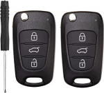 2tk Key Shell Case &uuml;hildub Hyundai I20 I30 I35 Ix20 Ix35 Kia Soul Kia Ceed Sportage Venga Hyundai I30 Key Hyundai I30 Key Hyundai Remote Key Shell Kia Ceediga